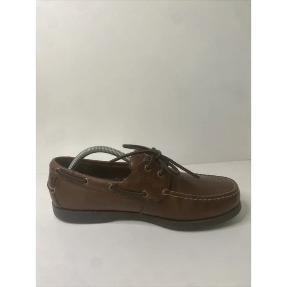 Dockers Men's‎ Castaway Leather Casual Classic Boat Shoe. Size 10.5M VERY GOOD